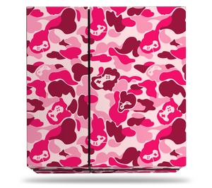 Sony PS4 Pink Game Camo Decal Skin Kit