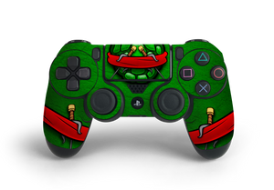 PS4 Controller Turtle Time Raph Decal Kit