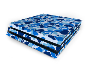 Sony PS4 Pro Blue Game Camo Skin