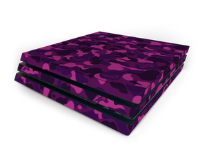 Sony PS4 Pro Purple Game Camo Skin