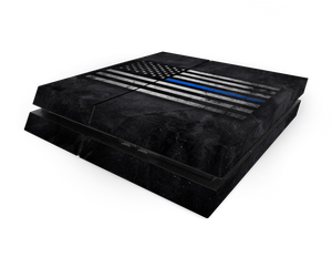 Sony PS4 Thin Blue Line Decal Skin Kit