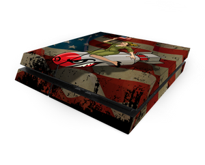 Sony PS4 Bomber Girl Decal Skin Kit