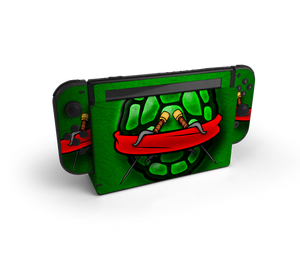 Nintendo Switch Turtle Time Raph Skin Decal Kit