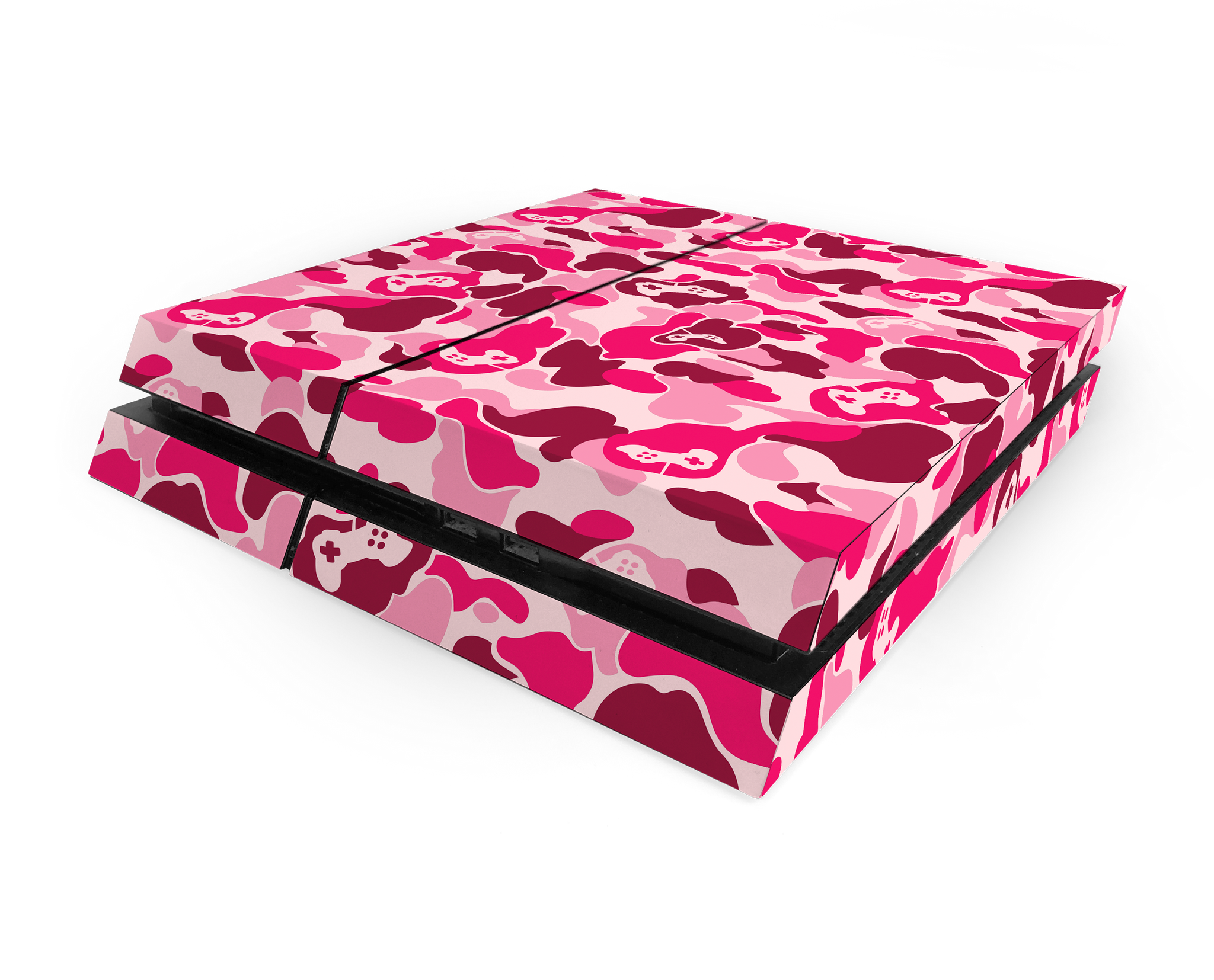 PS4 Pink Game Camo Decal Skin Kit - Game Decal