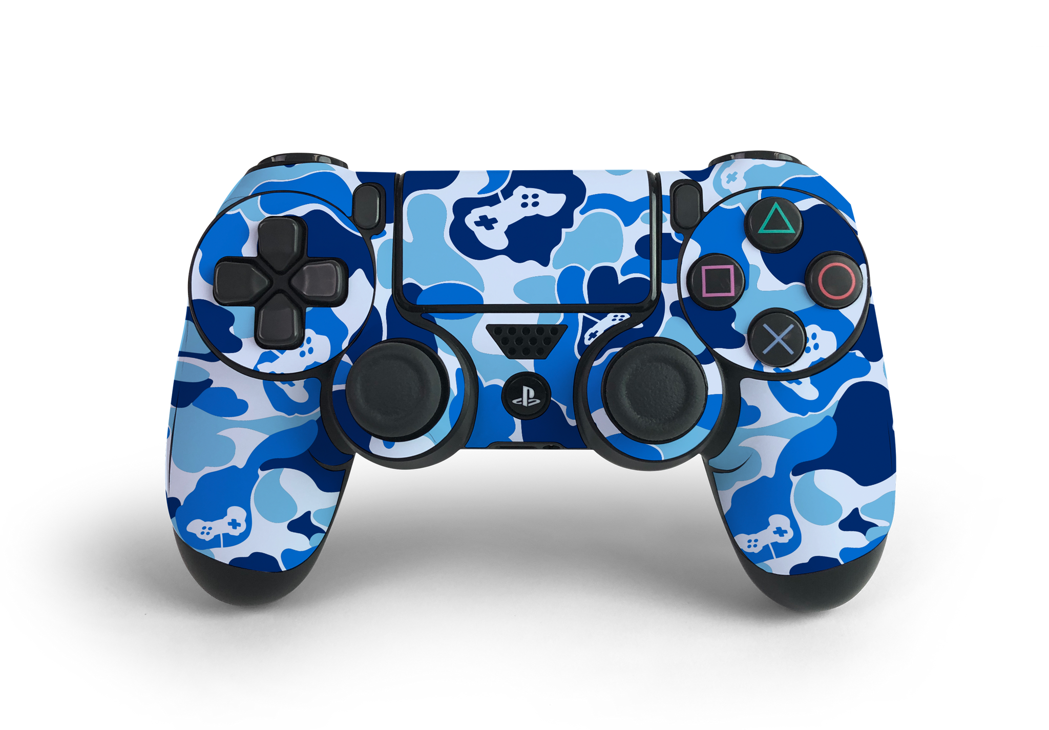 Ps4 controller online camo blue