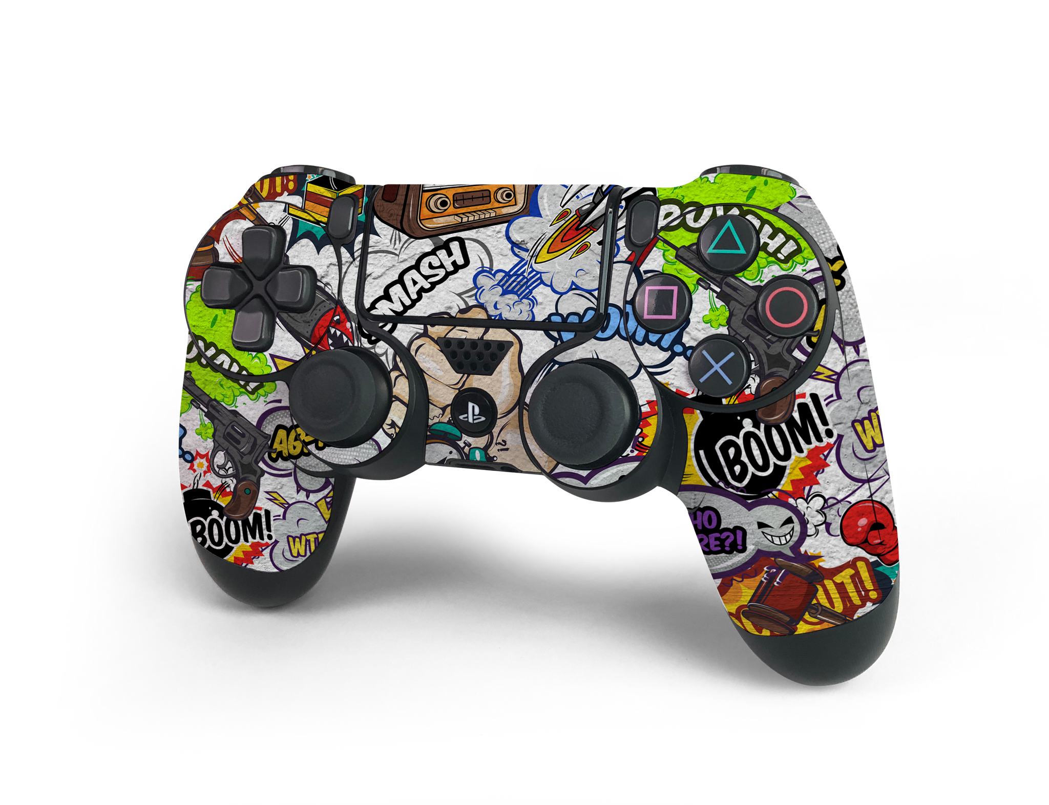 Ps4 Controller Sticker Kit PS4 Controller Comic Decal Kit - Game Decal