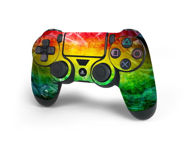 PS4 Controller Rasta Decal Kit - Game Decal