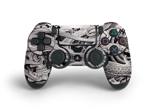 PS4 Controller Skull Tattoo Decal Kit