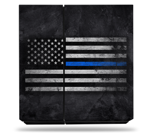 Sony PS4 Thin Blue Line Decal Skin Kit