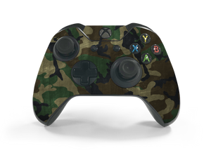 Xbox One Controller Woodland Camo Decal Kit