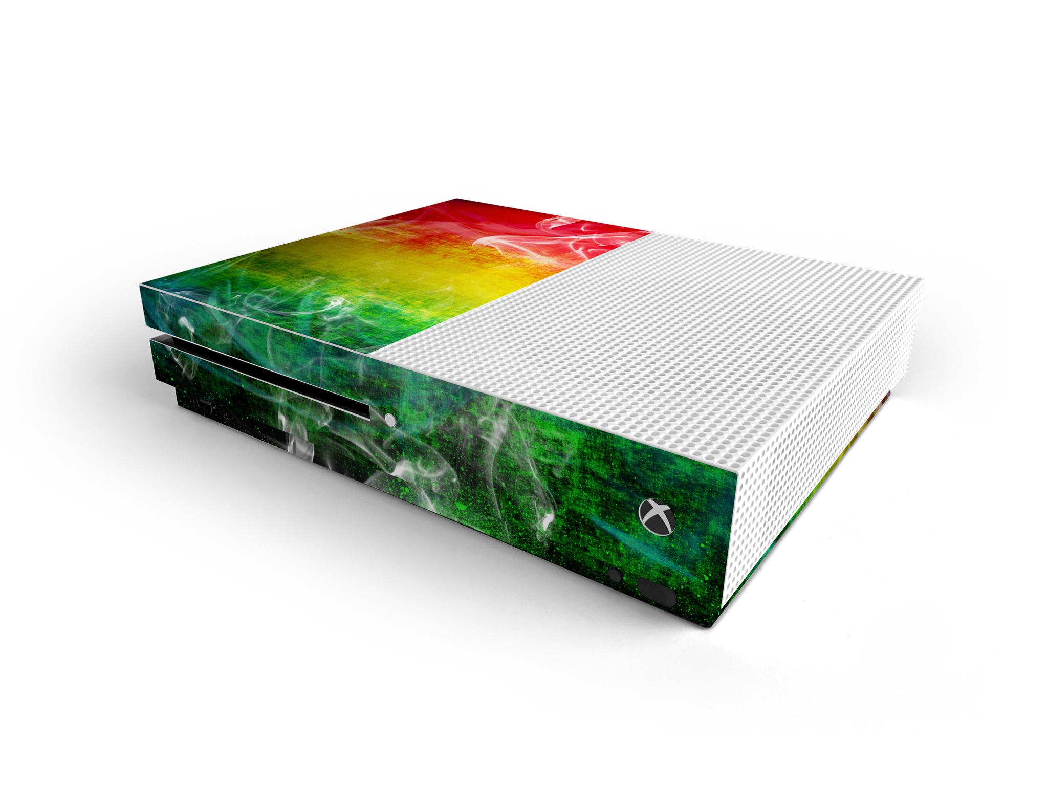 Pelle Adesiva In Vinile Per Xbox One S - Serie Camo Rosso Urbano - Decalcomania
