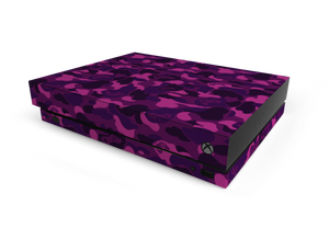 Xbox One X Purple Game Camo Skin