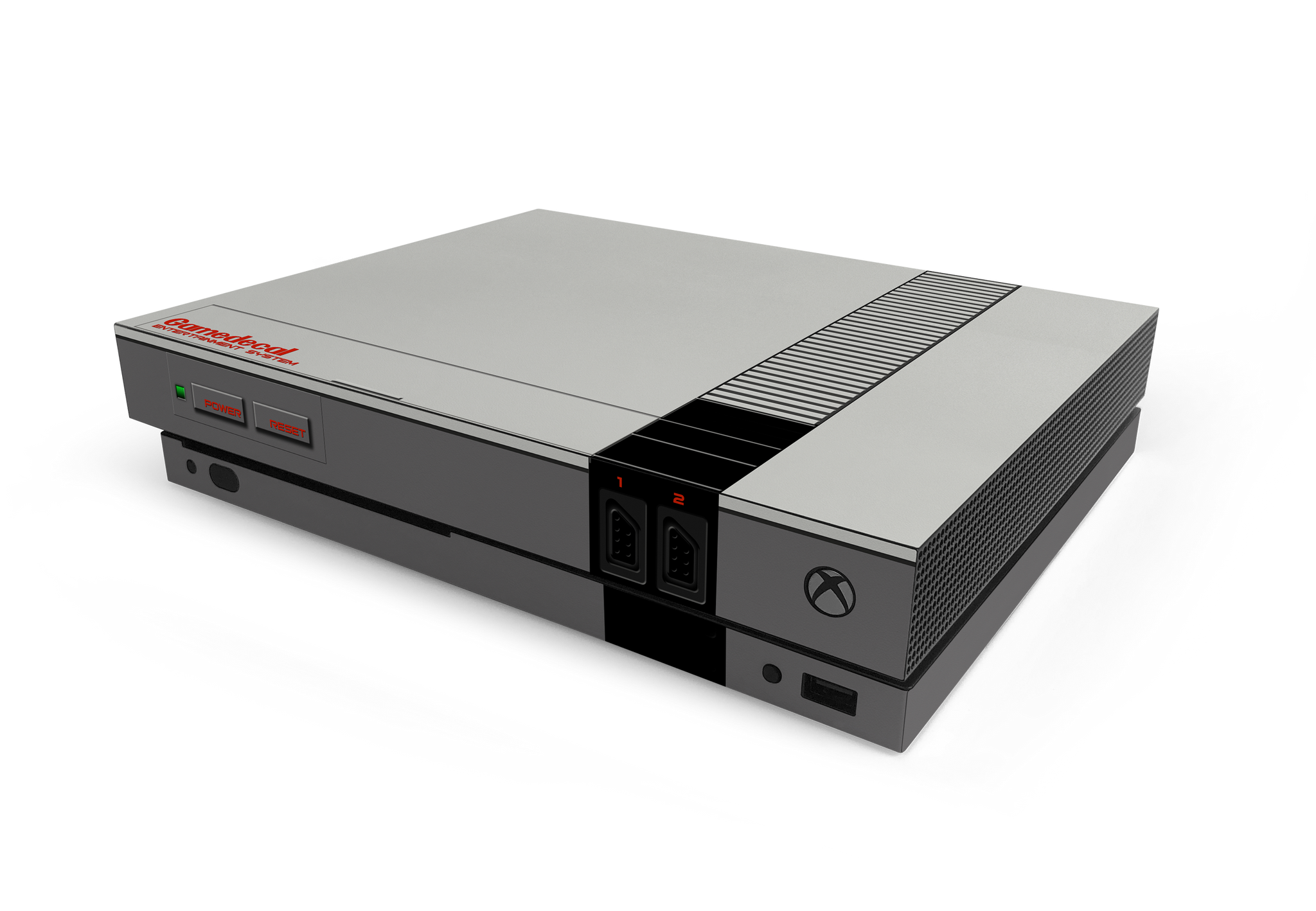 Xbox One X Retro Skin Game Decal